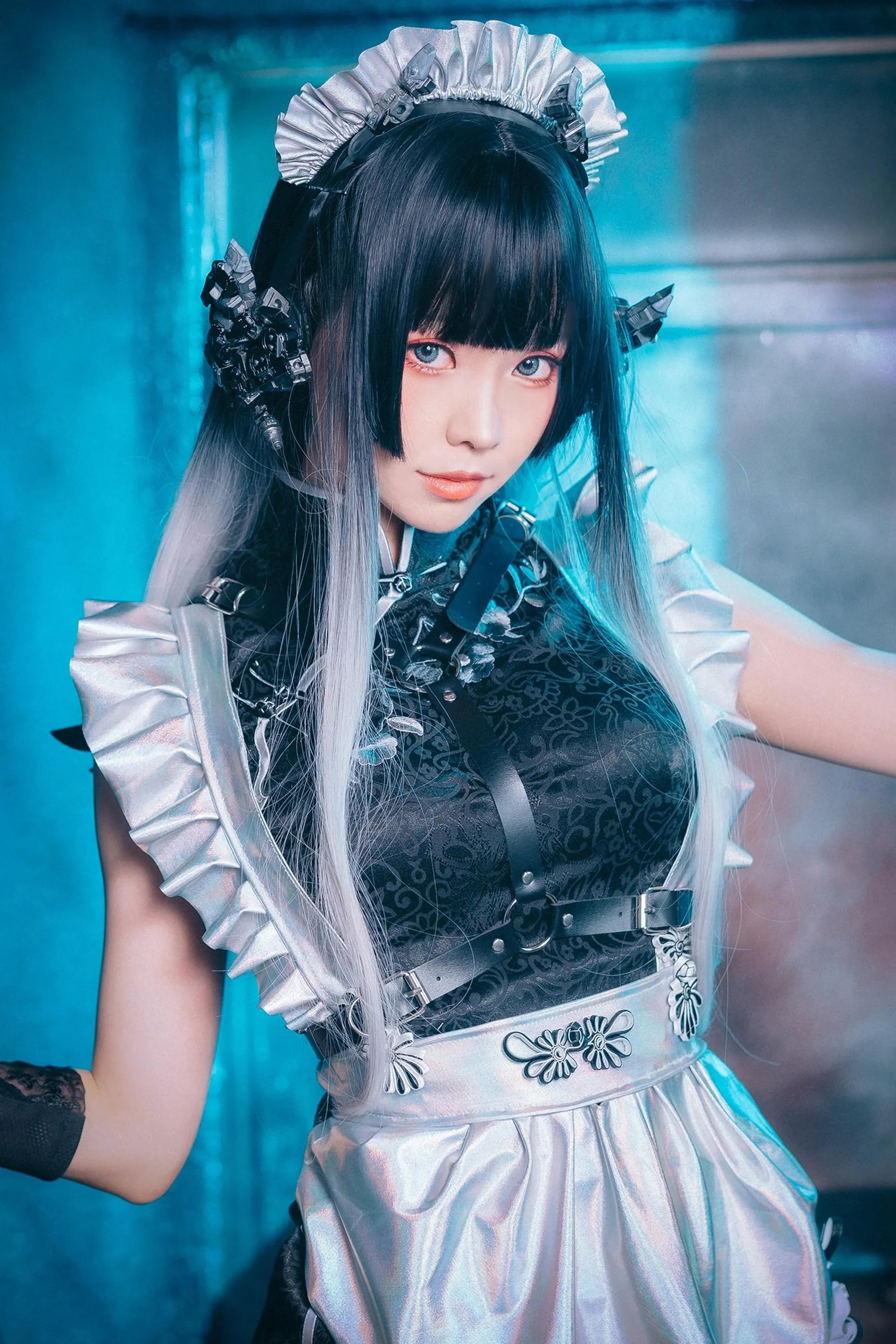 ElyEE子 – NO.117 賽博女僕 Melanite黑榴石 [31P]插图5